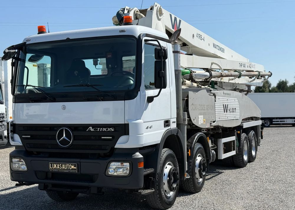 Mercedes-Benz ACTROS 4141 8X4 42 M GOTOWA DO PRACY - Бетон помпа: снимка 1 Mercedes-Benz ACTROS 4141 8X4 42 M GOTOWA DO PRACY - Бетон помпа: снимка 1
