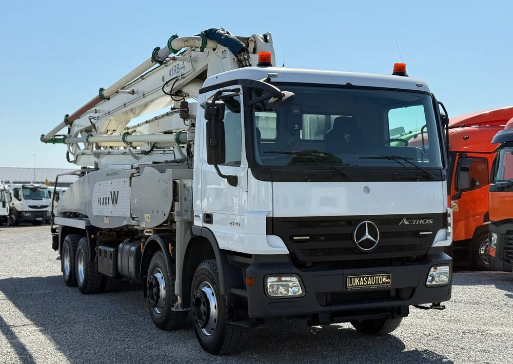 Mercedes-Benz ACTROS 4141 8X4 42 M GOTOWA DO PRACY - Бетон помпа: снимка 3 Mercedes-Benz ACTROS 4141 8X4 42 M GOTOWA DO PRACY - Бетон помпа: снимка 3