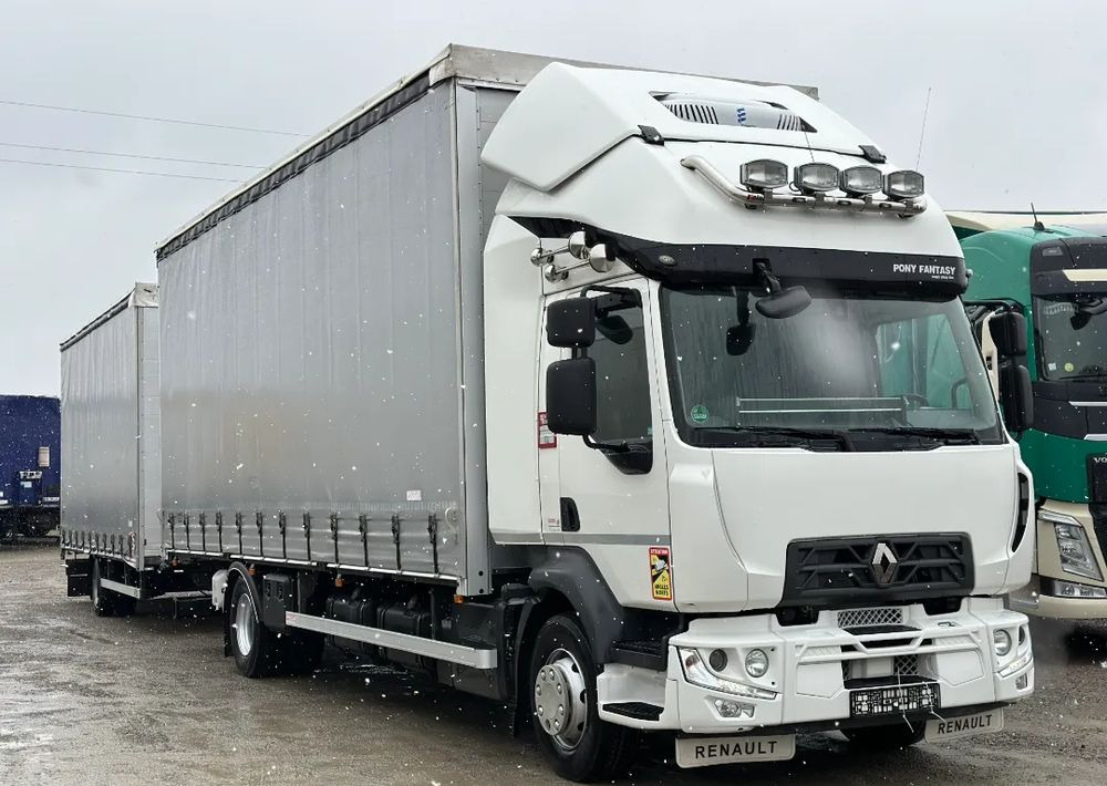 Renault D14 TAMDEM 101 m3 MANUAL KLIMATYZACJA POSTOJOWA - Камион с брезент: снимка 3 Renault D14 TAMDEM 101 m3 MANUAL KLIMATYZACJA POSTOJOWA - Камион с брезент: снимка 3