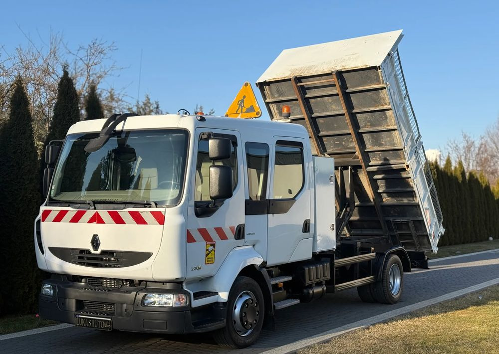 Renault MIDLUM 220 12 T WYWROTKA 6 MIEJSC - Самосвал камион: снимка 1 Renault MIDLUM 220 12 T WYWROTKA 6 MIEJSC - Самосвал камион: снимка 1