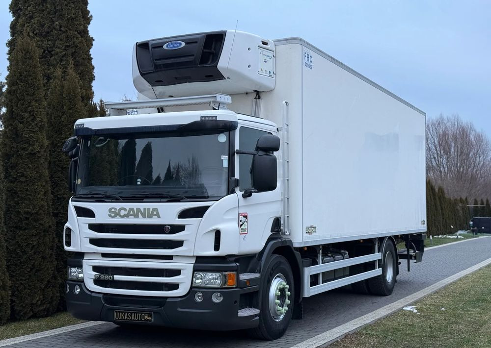 Scania P 280 CHEREAU CARRIER HAKÓWKA - Рефрижератор камион: снимка 1 Scania P 280 CHEREAU CARRIER HAKÓWKA - Рефрижератор камион: снимка 1