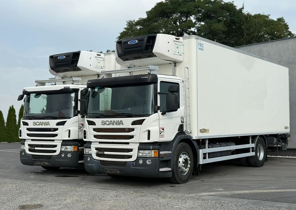 Scania P 280 CHEREAU CARRIER HAKÓWKA - Рефрижератор камион: снимка 1 Scania P 280 CHEREAU CARRIER HAKÓWKA - Рефрижератор камион: снимка 1