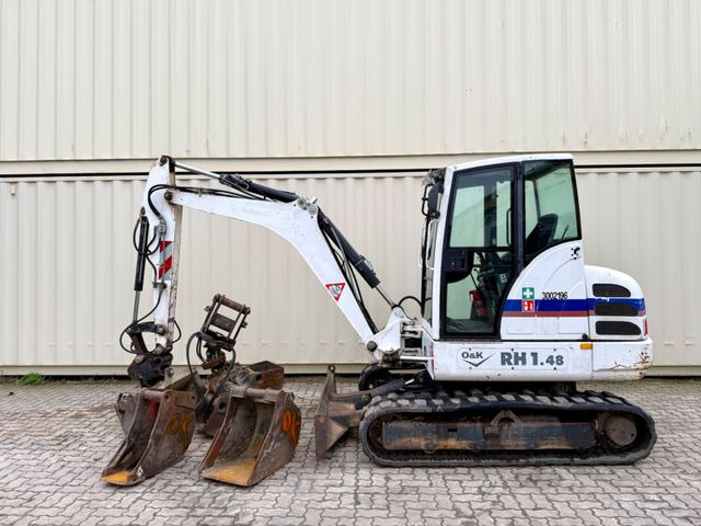 O & K RH1.48 / 4.680 KG / Greifer + 3 x Löffel - Мини багер: снимка 2 O & K RH1.48 / 4.680 KG / Greifer + 3 x Löffel - Мини багер: снимка 2