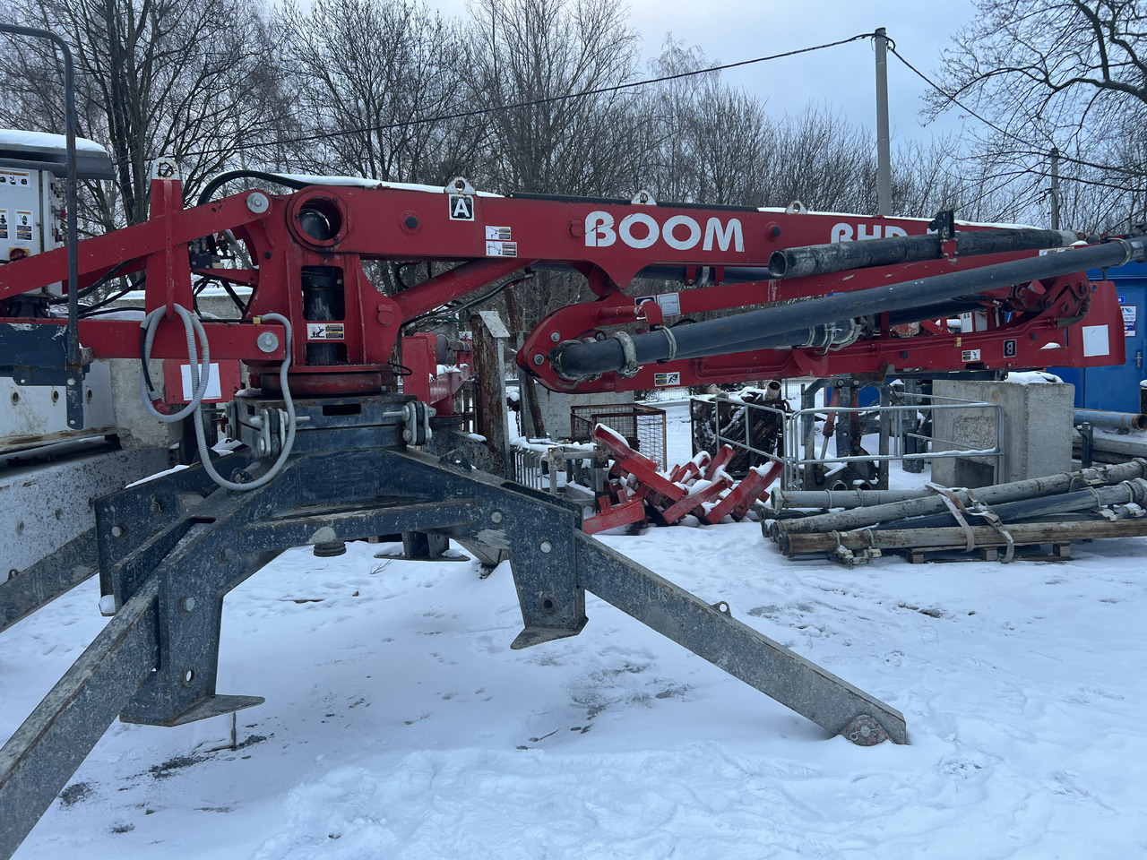 BOOM MAKINA BHD 13 - Бетонополагаща машина: снимка 1 BOOM MAKINA BHD 13 - Бетонополагаща машина: снимка 1