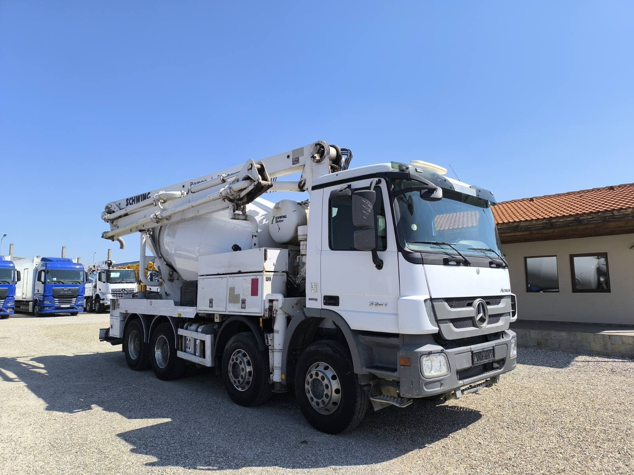 MERCEDES-BENZ ACTROS 3241 SCHWING FBP24 - Бетон помпа: снимка 1 MERCEDES-BENZ ACTROS 3241 SCHWING FBP24 - Бетон помпа: снимка 1