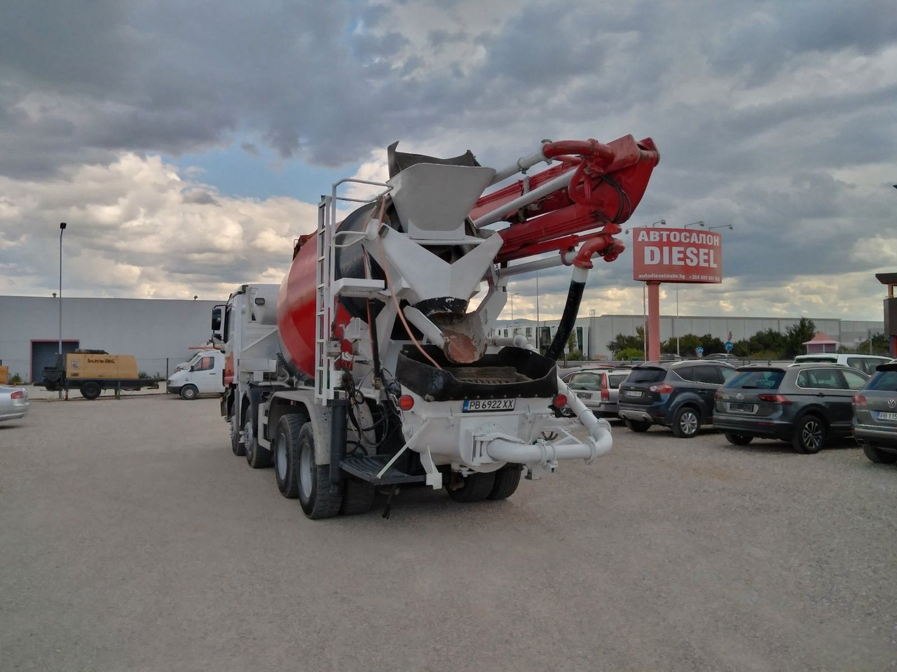 Mercedes-Benz ACTROS 3240 Putzmeister 26.67S - Миксер-помпа: снимка 5 Mercedes-Benz ACTROS 3240 Putzmeister 26.67S - Миксер-помпа: снимка 5