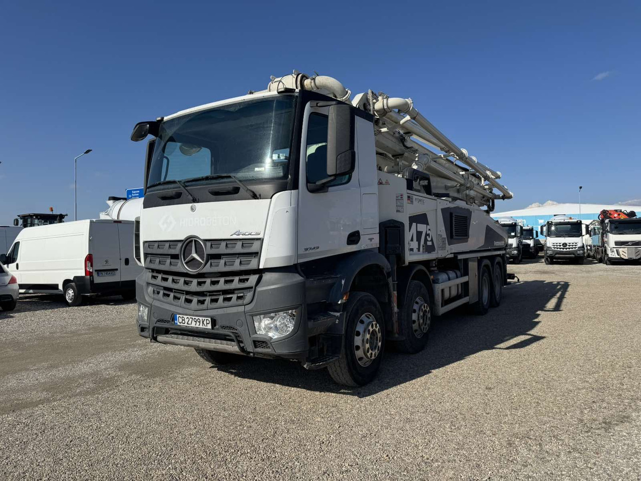 Mercedes-Benz AROCS 3743 PUTZMEISTER M47-5 - Бетон помпа: снимка 3 Mercedes-Benz AROCS 3743 PUTZMEISTER M47-5 - Бетон помпа: снимка 3