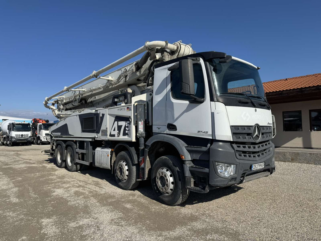 Mercedes-Benz AROCS 3743 PUTZMEISTER M47-5 - Бетон помпа: снимка 1 Mercedes-Benz AROCS 3743 PUTZMEISTER M47-5 - Бетон помпа: снимка 1