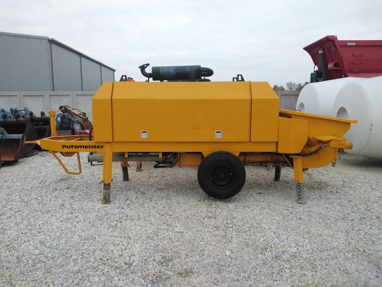PUTZMEISTER BSA 1407 D - Стационарна бетон помпа: снимка 1 PUTZMEISTER BSA 1407 D - Стационарна бетон помпа: снимка 1