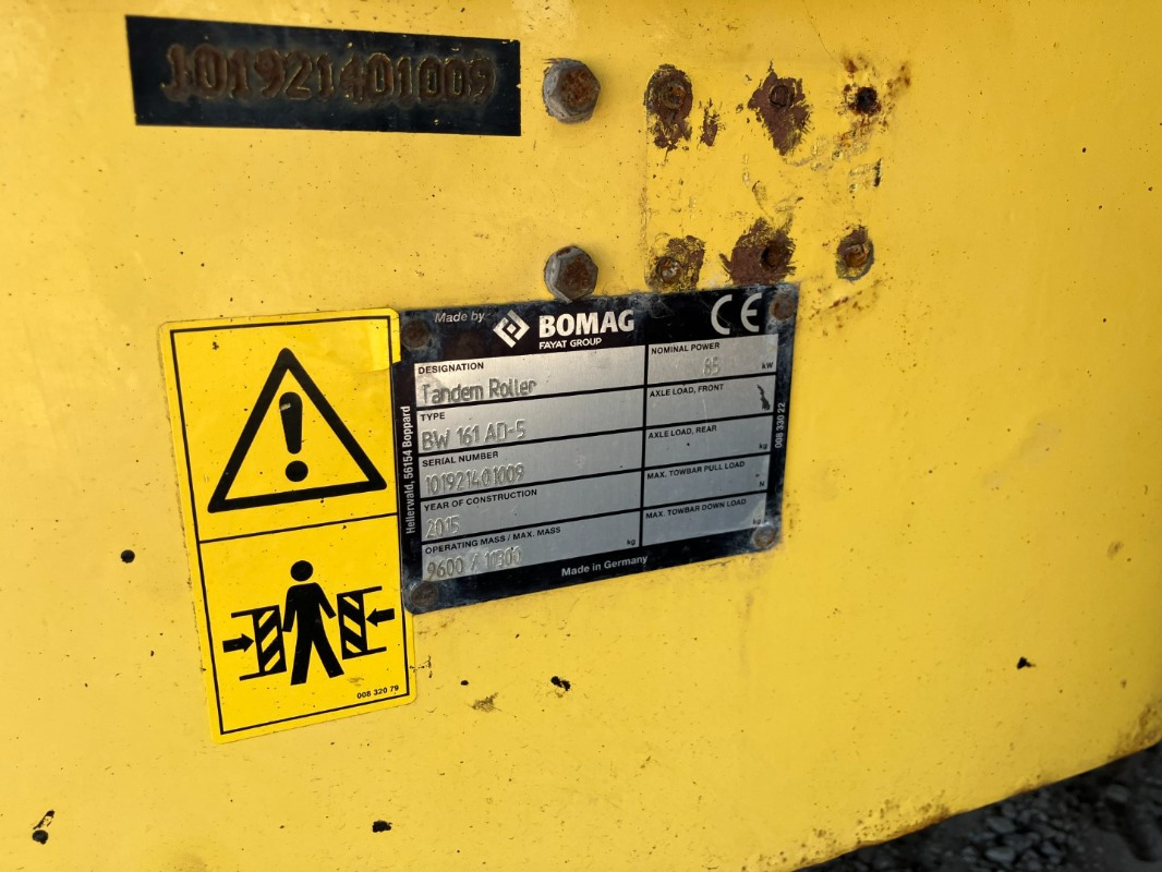 BOMAG DE BW 161 AD-5  Stage IIIb/Tier 4i - Пътен валяк: снимка 2 BOMAG DE BW 161 AD-5  Stage IIIb/Tier 4i - Пътен валяк: снимка 2