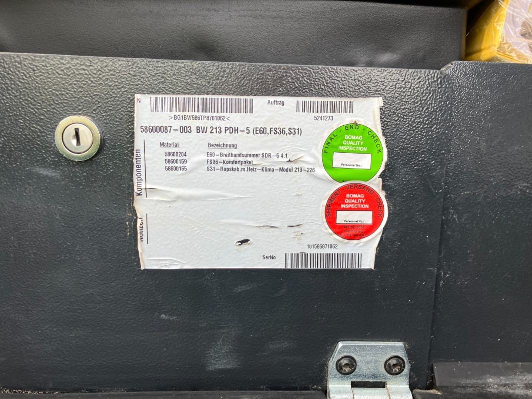 BOMAG DE BW 213 PDH-5 Stage V/Tier 4f - Валяк: снимка 3 BOMAG DE BW 213 PDH-5 Stage V/Tier 4f - Валяк: снимка 3