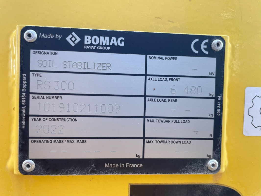 Стабилизатор за почва BOMAG DE RS 300: снимка 7