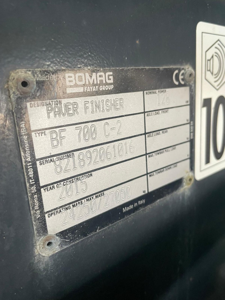 BOMAG IT BF 700 C-2 S500 Stage IV/Tier 4f - Асфалтополагач: снимка 2 BOMAG IT BF 700 C-2 S500 Stage IV/Tier 4f - Асфалтополагач: снимка 2
