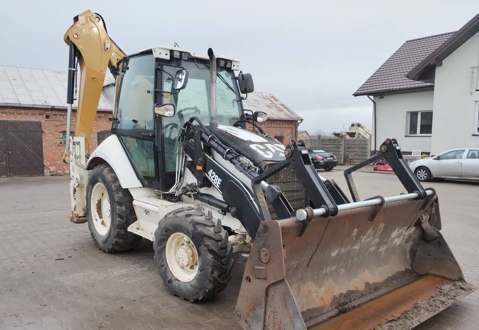 CAT Caterpillar 428E - Багер-товарач: снимка 4 CAT Caterpillar 428E - Багер-товарач: снимка 4