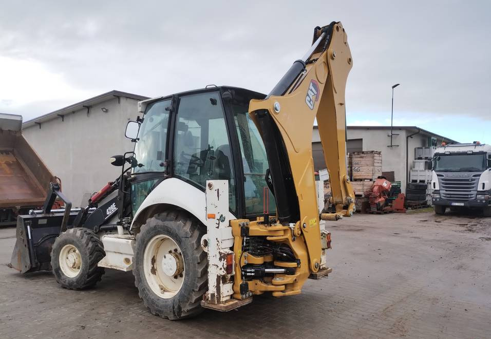 CAT Caterpillar 428E - Багер-товарач: снимка 2 CAT Caterpillar 428E - Багер-товарач: снимка 2