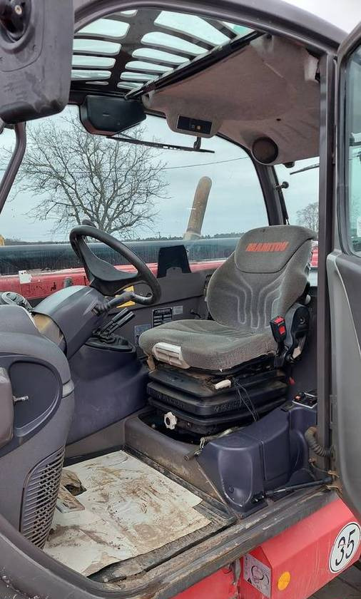 Телескопичен товарач Ładowarka teleskopowa Manitou MT1335 13m 3,5t 2014: снимка 11