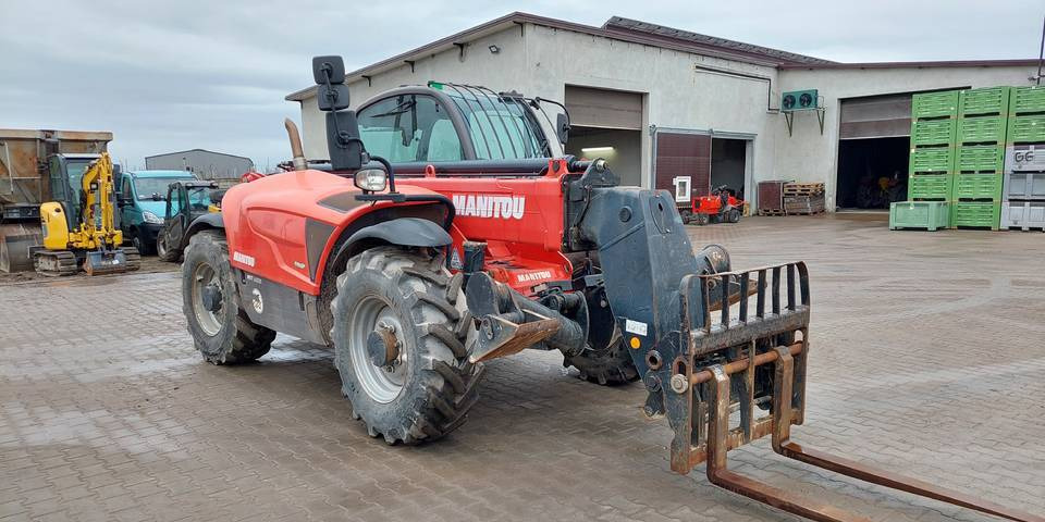 Телескопичен товарач Ładowarka teleskopowa Manitou MT1335 13m 3,5t 2014: снимка 6