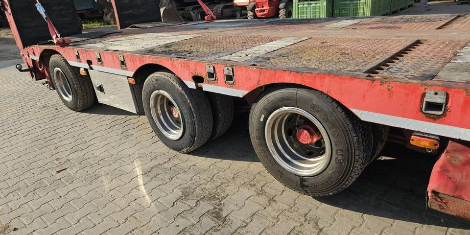 Нискорамна площадка полуремарке Naczepa niskopodwozie Bodex KIS3J DMC 47 ton: снимка 9