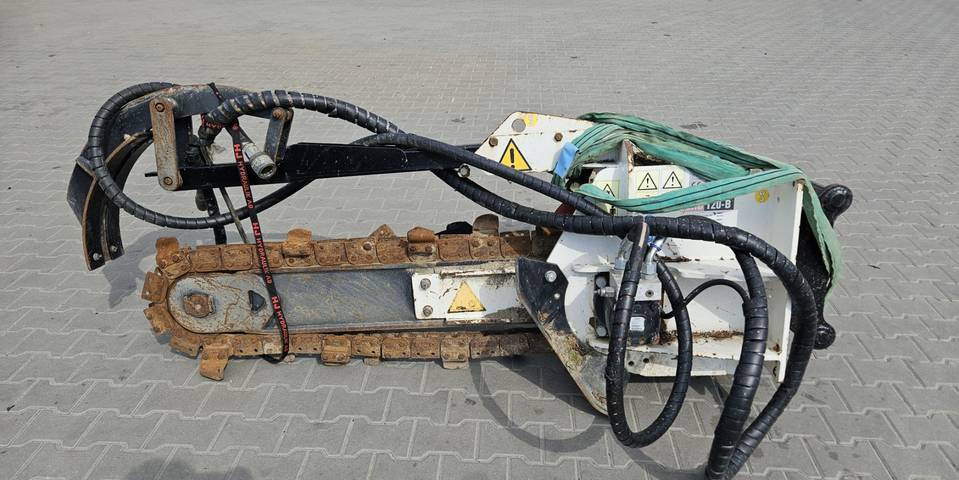 Koparka łańcuchowa Simex CHD120B do koparki kołowej/gąsienicowej - Прикачен инвентар за Строителна техника: снимка 1 Koparka łańcuchowa Simex CHD120B do koparki kołowej/gąsienicowej - Прикачен инвентар за Строителна техника: снимка 1