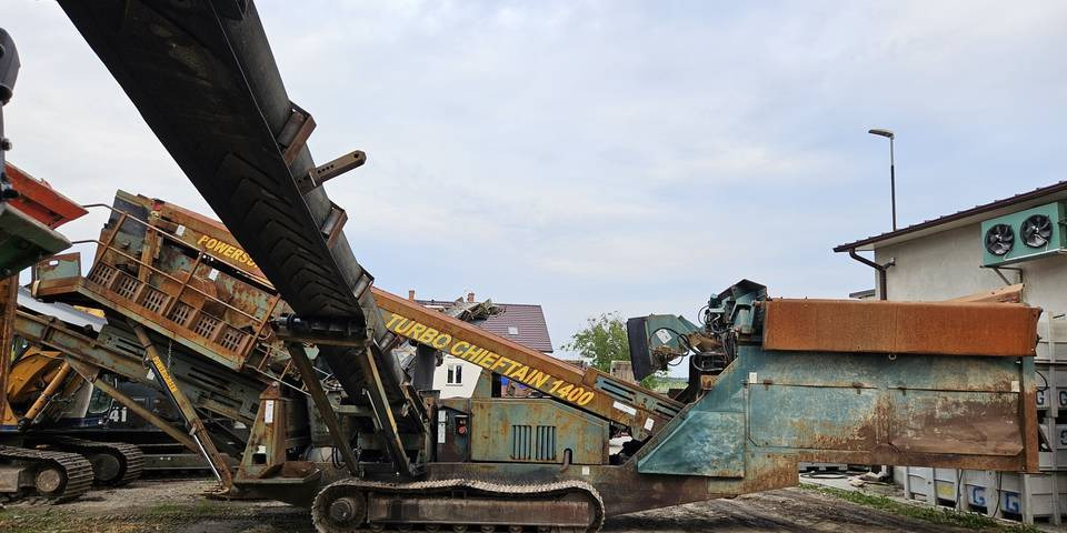 Przesiewacz mobilny Powerscreen Chieftain 1400 rozdrabniacz wibrokrata - Пресевна инсталация: снимка 5 Przesiewacz mobilny Powerscreen Chieftain 1400 rozdrabniacz wibrokrata - Пресевна инсталация: снимка 5