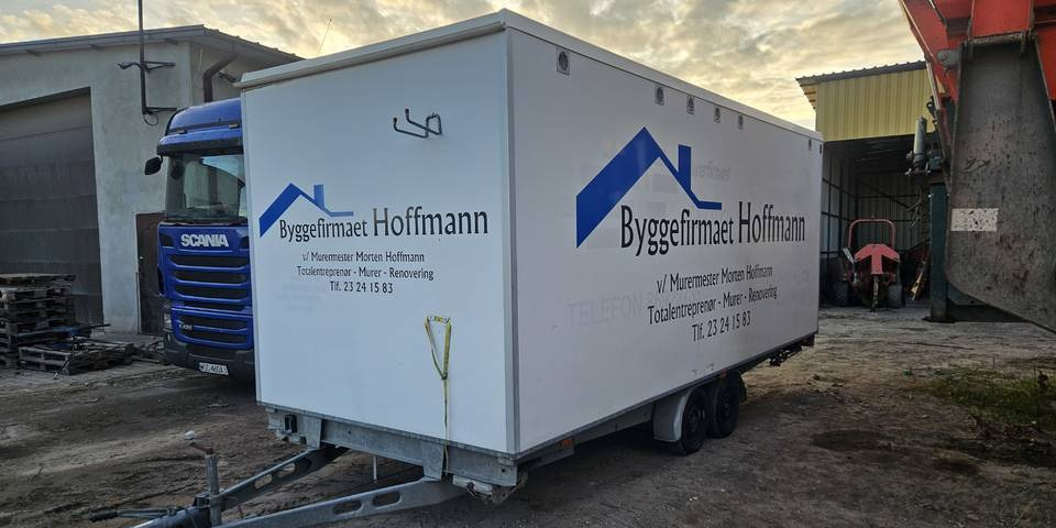 Przyczepa socjalna zarejestrowana prysznic WC kontener barak Scanvogn - Жилищен контейнер, Ремарке: снимка 1 Przyczepa socjalna zarejestrowana prysznic WC kontener barak Scanvogn - Жилищен контейнер, Ремарке: снимка 1