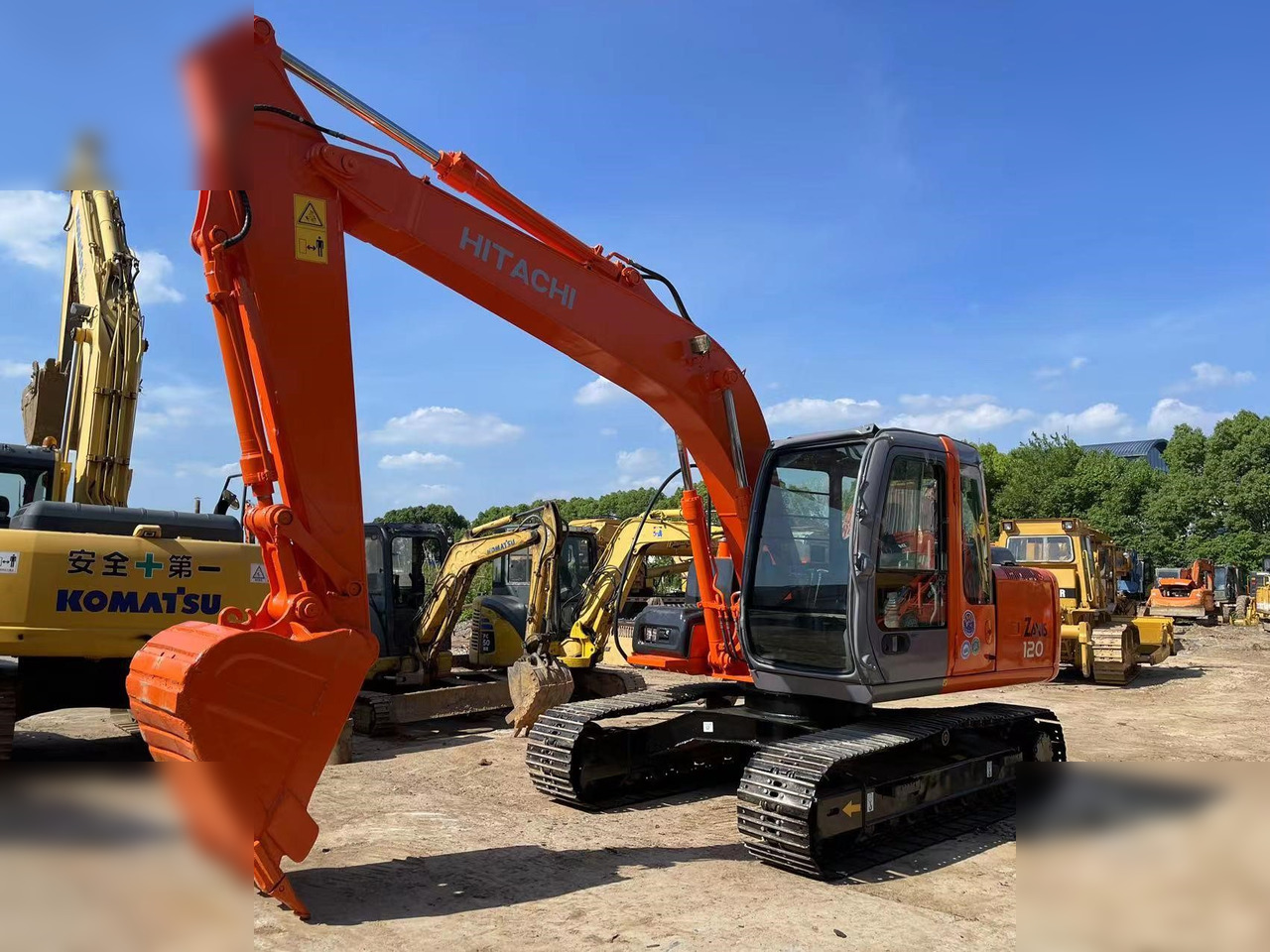 HITACHI ZX120 - Верижен багер: снимка 1 HITACHI ZX120 - Верижен багер: снимка 1