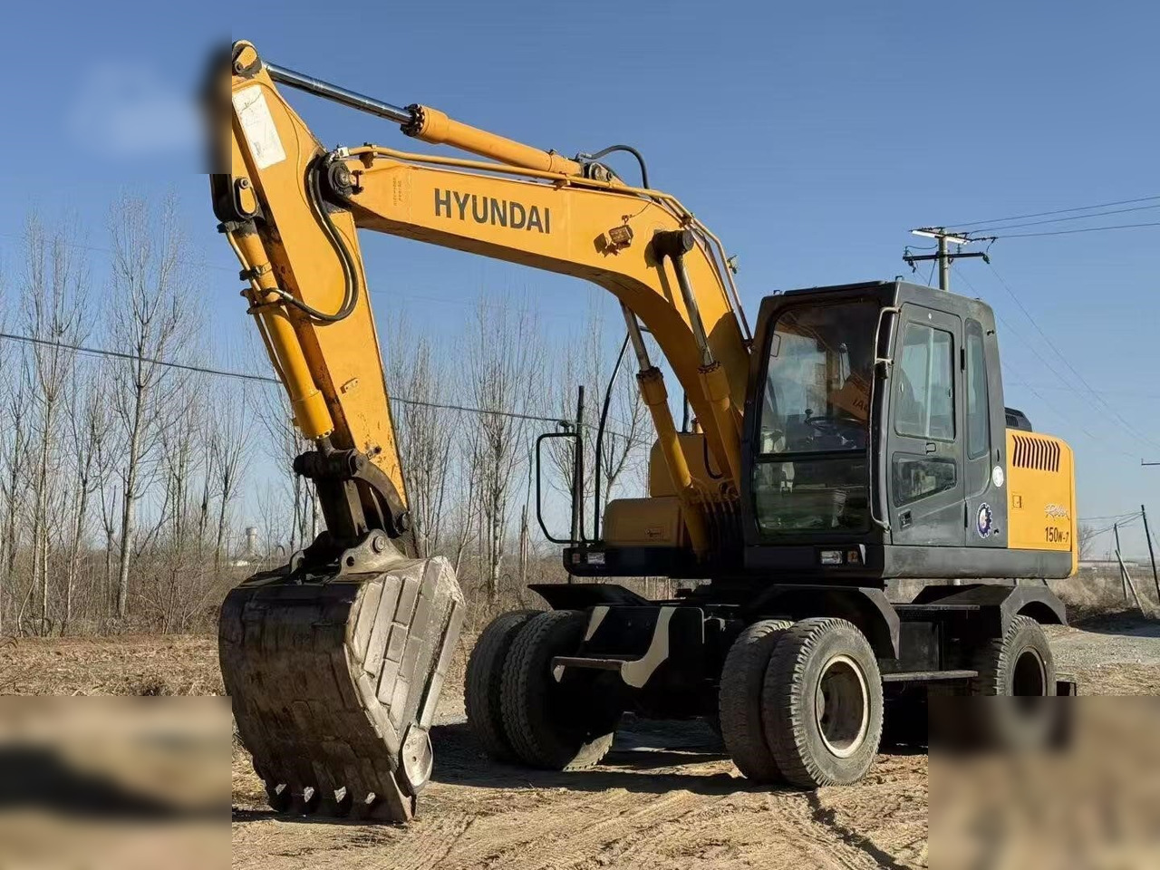 HYUNDAI ROBEX 150W-7A - Колесен багер: снимка 3 HYUNDAI ROBEX 150W-7A - Колесен багер: снимка 3