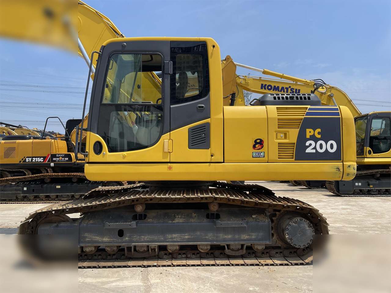 KOMATSU PC200-8 - Верижен багер: снимка 1 KOMATSU PC200-8 - Верижен багер: снимка 1