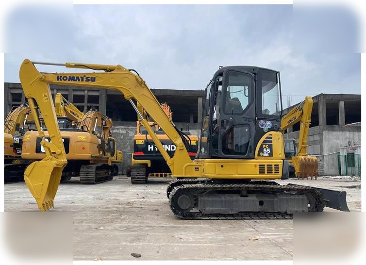 KOMATSU PC55MR-2 - Мини багер: снимка 1 KOMATSU PC55MR-2 - Мини багер: снимка 1