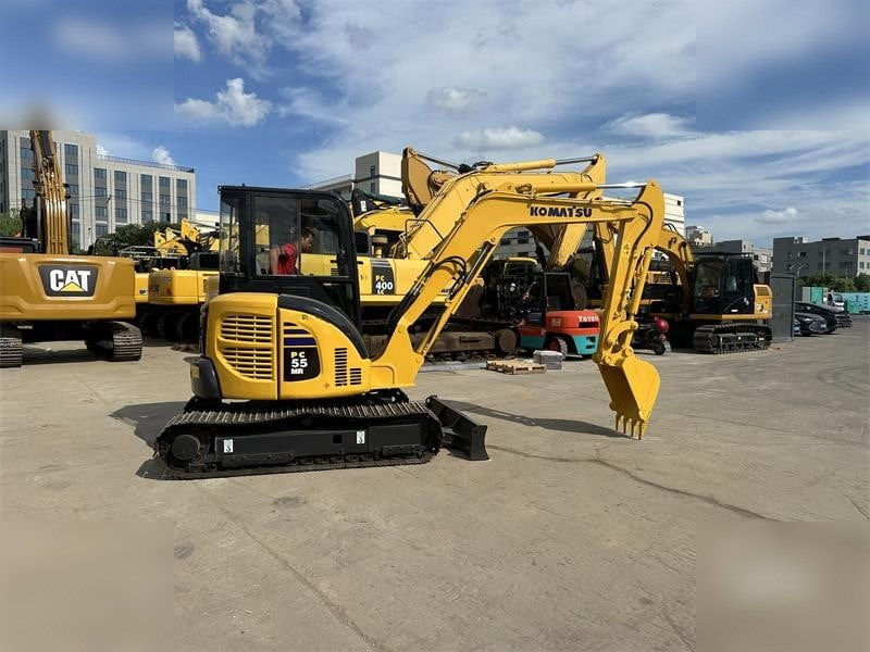 KOMATSU PC55MR-2 - Мини багер: снимка 1 KOMATSU PC55MR-2 - Мини багер: снимка 1