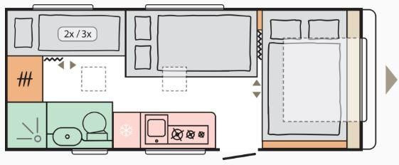 Adria Adora 573 PT* Fb-Temp.*Alde-Warmwasser-Hz. - Каравана: снимка 4 Adria Adora 573 PT* Fb-Temp.*Alde-Warmwasser-Hz. - Каравана: снимка 4