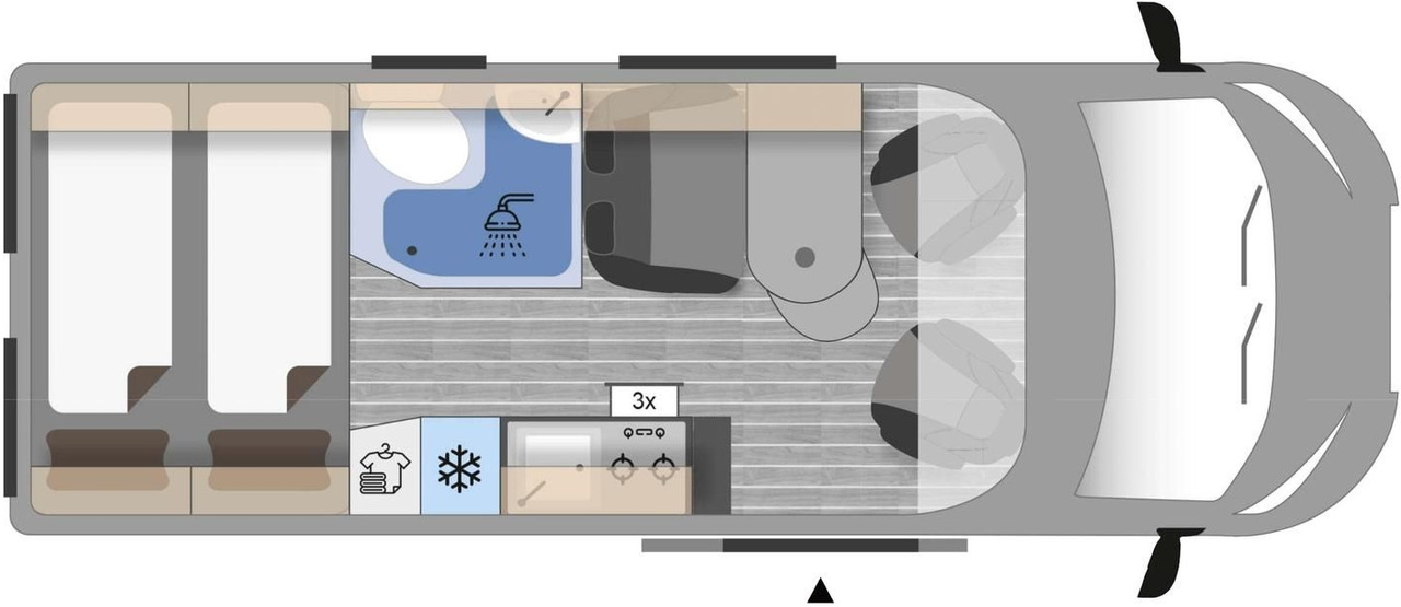 Clever Celebration 600 MJ24*AHK*MARKISE*ACC*R-KAM*RADIO - Кемпер ван: снимка 3 Clever Celebration 600 MJ24*AHK*MARKISE*ACC*R-KAM*RADIO - Кемпер ван: снимка 3
