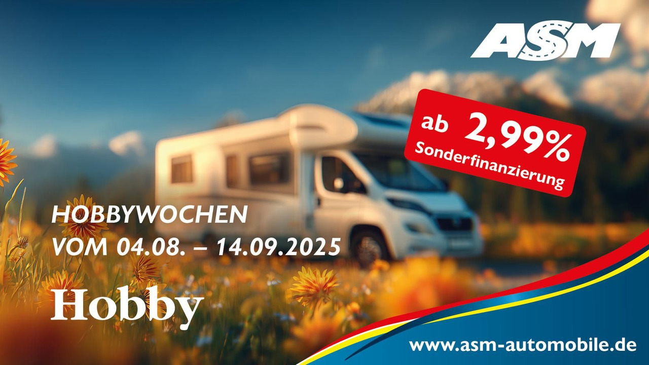 Hobby Ontour C680 GE*AUTOMATIK*LITHIUM*MARKISE*SOFORT* - Полуинтегриран кемпер: снимка 1 Hobby Ontour C680 GE*AUTOMATIK*LITHIUM*MARKISE*SOFORT* - Полуинтегриран кемпер: снимка 1