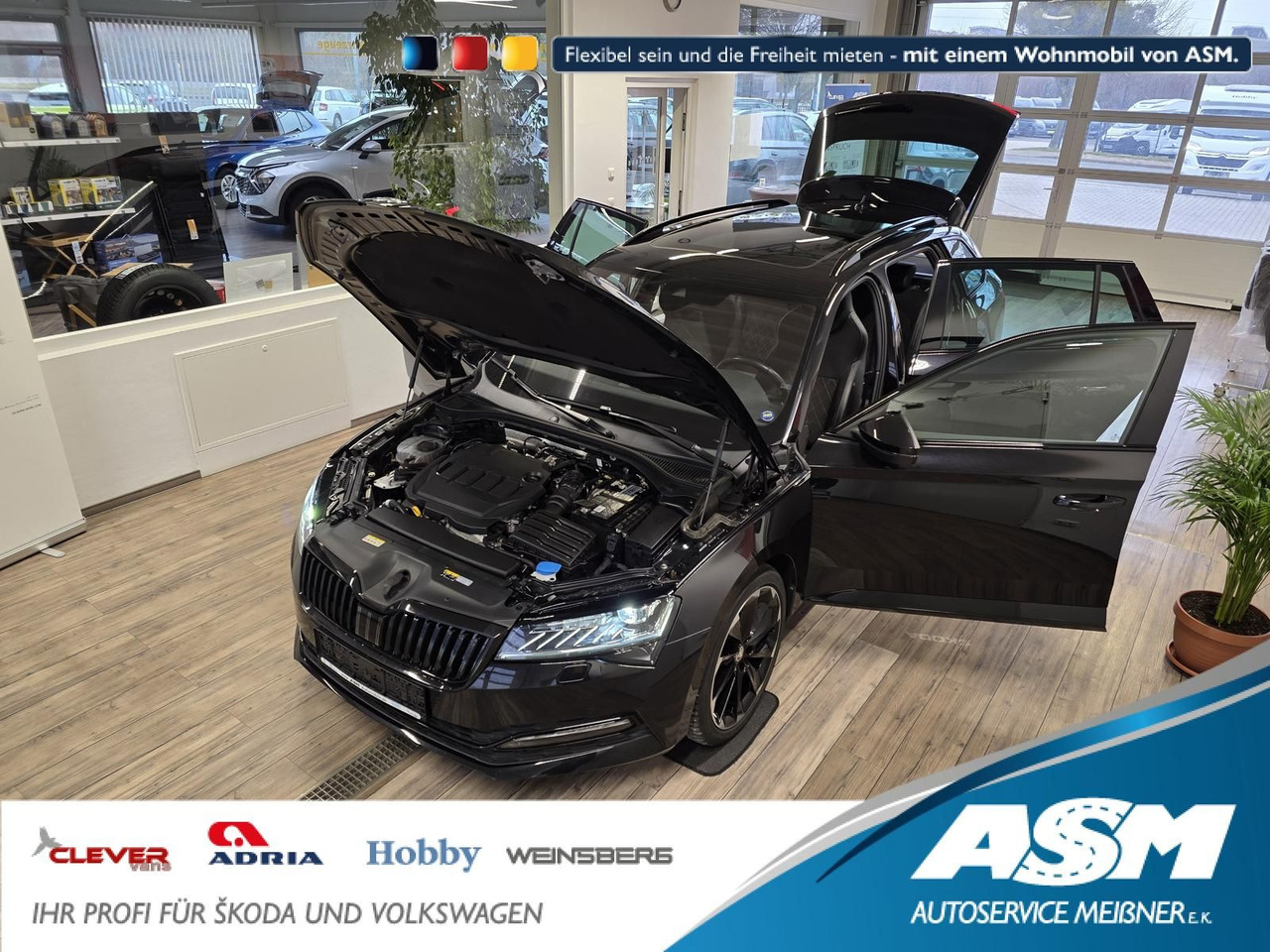 Skoda Superb Combi Sportline 2,0 TDI 4x4*PSD*360°*AHK* - Лек автомобил: снимка 1 Skoda Superb Combi Sportline 2,0 TDI 4x4*PSD*360°*AHK* - Лек автомобил: снимка 1