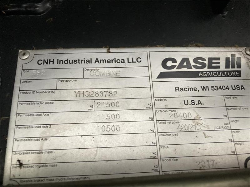 Case IH Axial Flow 8240 - Зърнокомбайн: снимка 5 Case IH Axial Flow 8240 - Зърнокомбайн: снимка 5