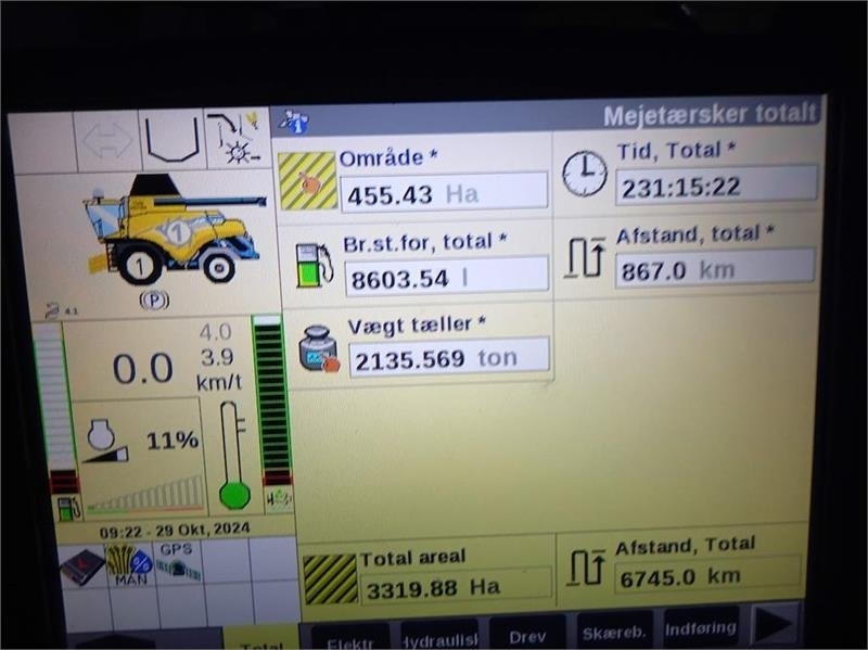 Зърнокомбайн New Holland CR9.80: снимка 8