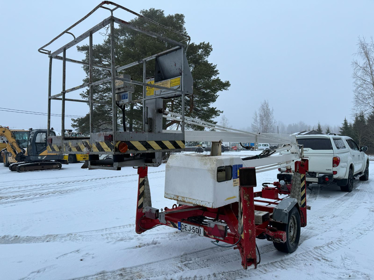AITO LIFT 10-2 KORVTÕSTUK - Вишка на ремарке: снимка 4 AITO LIFT 10-2 KORVTÕSTUK - Вишка на ремарке: снимка 4