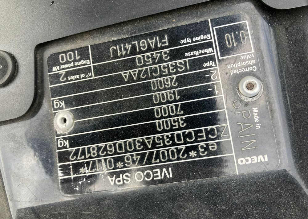 Iveco DAILY 35C14 ramo do zabudowy kiper wywrotka - Шаси кабина: снимка 5 Iveco DAILY 35C14 ramo do zabudowy kiper wywrotka - Шаси кабина: снимка 5