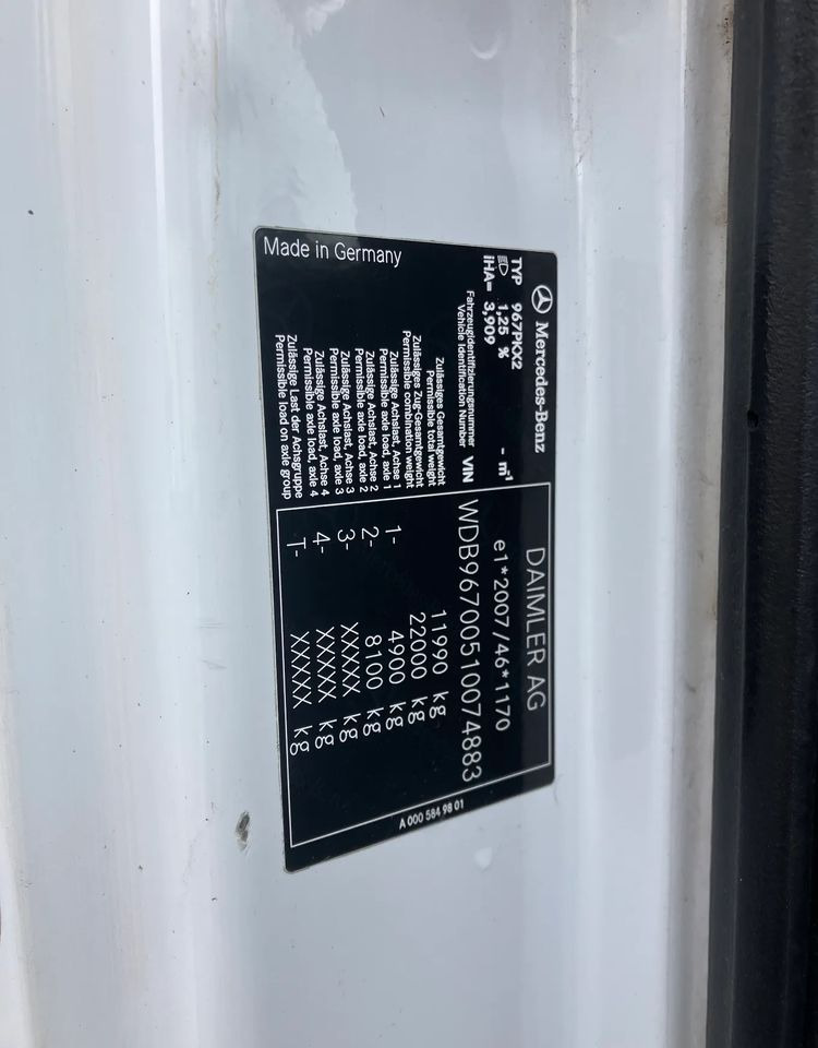 Mercedes-Benz ATEGO 1218 KURIERKA KONTENER 15 PALET - Камион фургон: снимка 4 Mercedes-Benz ATEGO 1218 KURIERKA KONTENER 15 PALET - Камион фургон: снимка 4