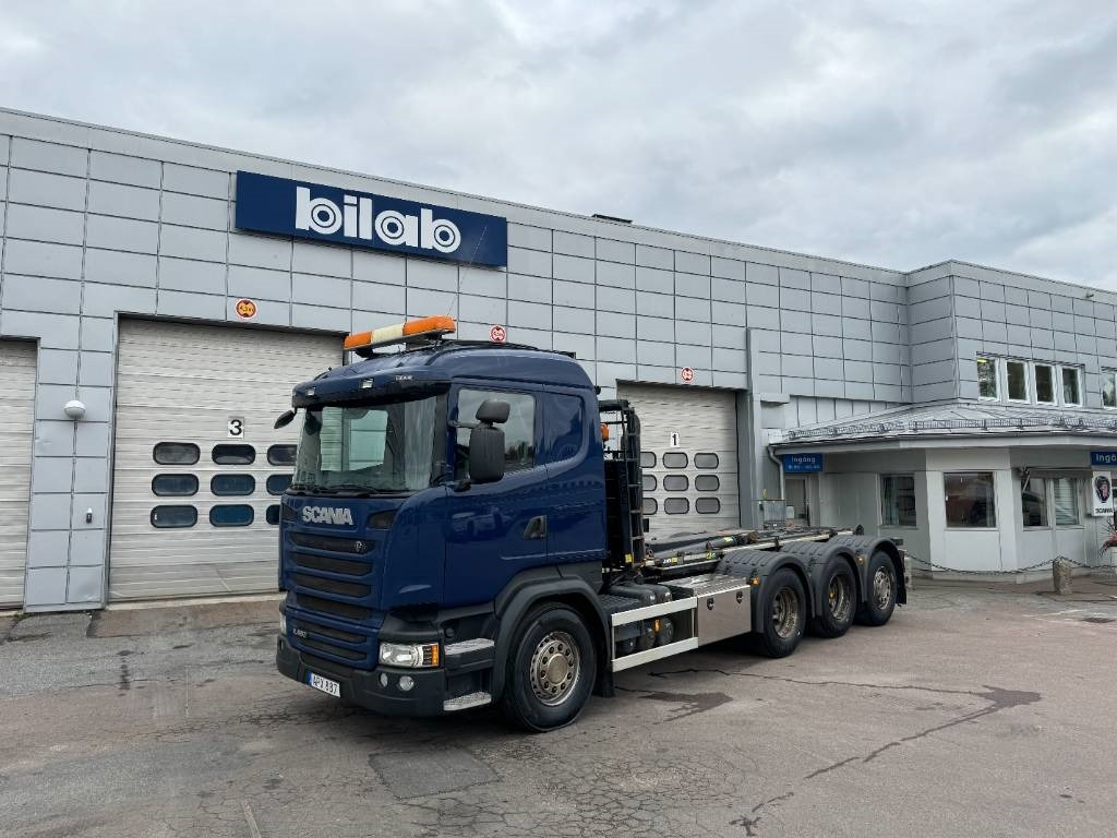 Scania R 490 8x4*4 Lastväxlare - Мултилифт с кука камион: снимка 1 Scania R 490 8x4*4 Lastväxlare - Мултилифт с кука камион: снимка 1