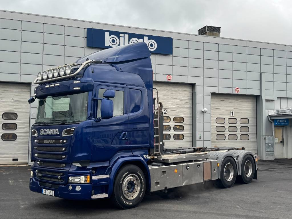Scania R 580 6x2*4 Lastväxlare - Мултилифт с кука камион: снимка 1 Scania R 580 6x2*4 Lastväxlare - Мултилифт с кука камион: снимка 1