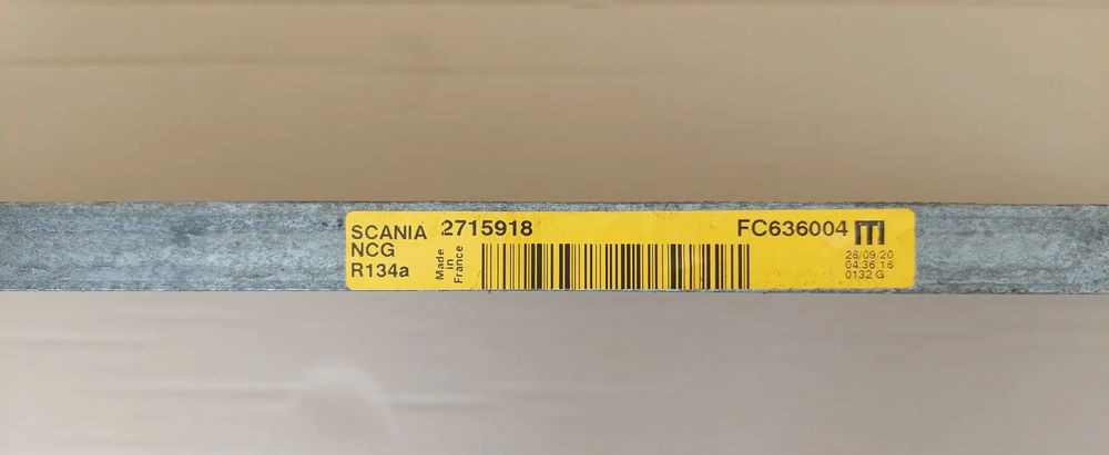 SCANIA R S CHŁODNICA KLIMATYZACJI 2715918 - Радиатор за климатик за Камион: снимка 2 SCANIA R S CHŁODNICA KLIMATYZACJI 2715918 - Радиатор за климатик за Камион: снимка 2