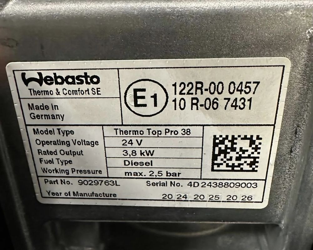 SCANIA R S OGRZEWANIE POSTOJOWE WEBASTO 3114280 NOWE - Отопление/ Вентилация за Камион: снимка 3 SCANIA R S OGRZEWANIE POSTOJOWE WEBASTO 3114280 NOWE - Отопление/ Вентилация за Камион: снимка 3