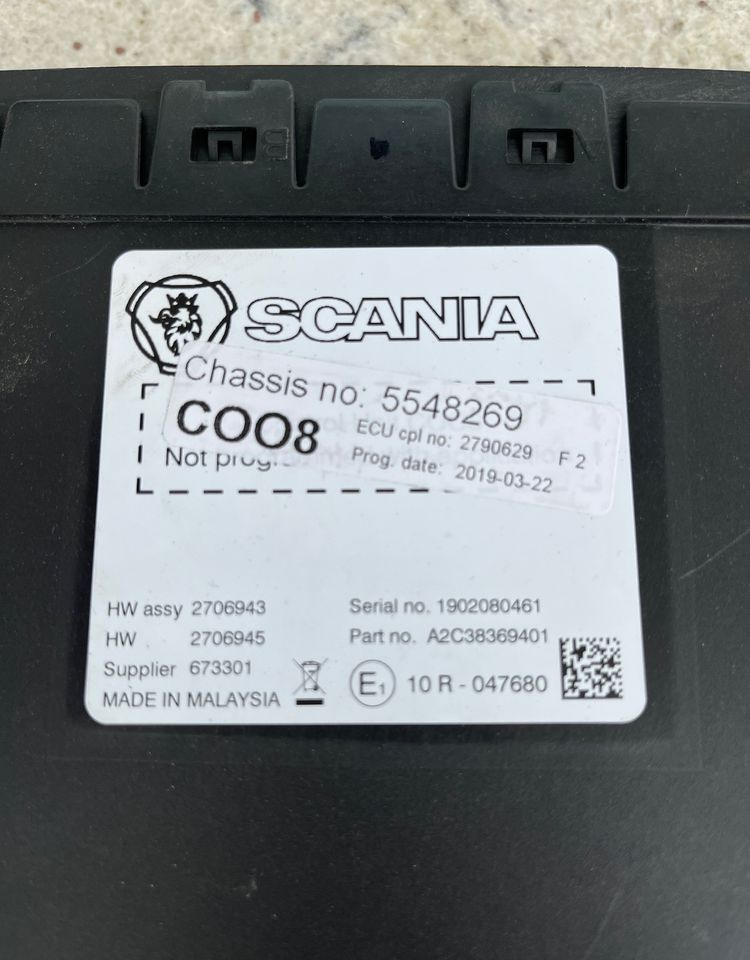Sterownik COO8 Scania R S koordynator komputer NTG - Електрическа система за Камион: снимка 2 Sterownik COO8 Scania R S koordynator komputer NTG - Електрическа система за Камион: снимка 2