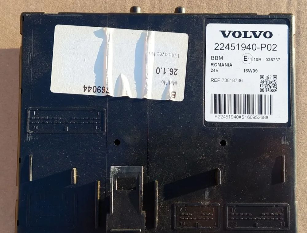 VOLVO FH 4 KOMPUTER STEROWNIK BBM - Блок за управление за Камион: снимка 1 VOLVO FH 4 KOMPUTER STEROWNIK BBM - Блок за управление за Камион: снимка 1