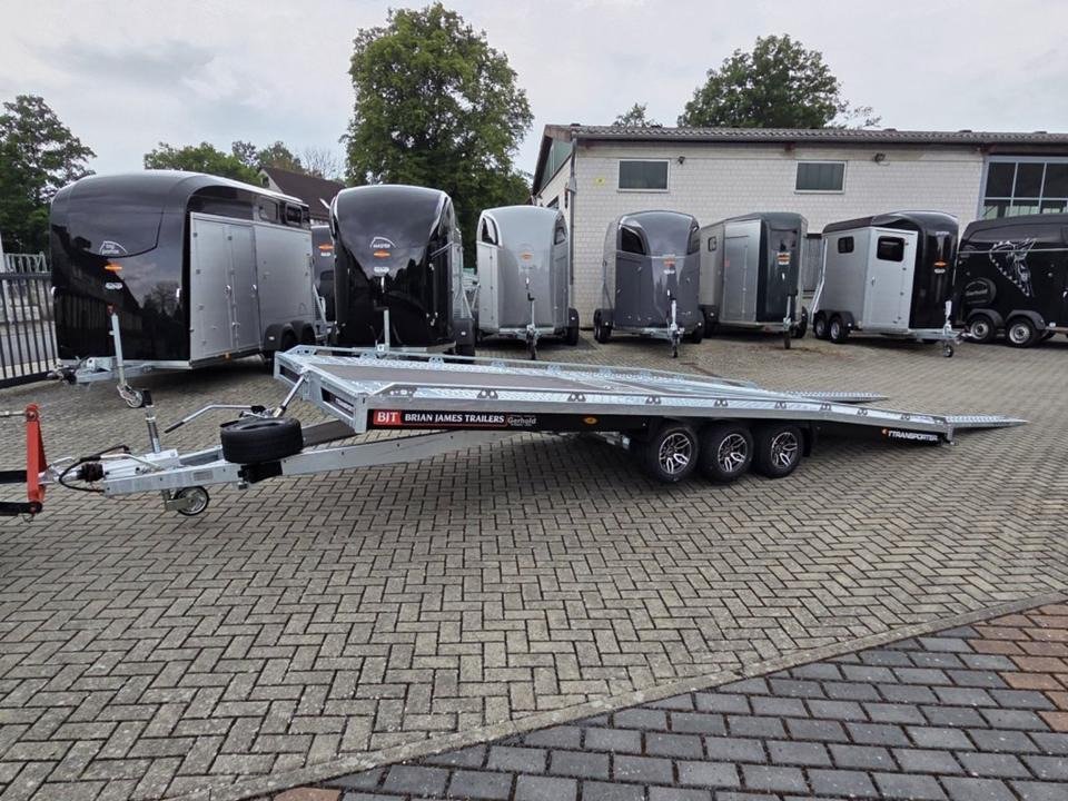 Автовоз ремарке Autotransporter Anhänger Brian James T Transporter - 231-5522-35: снимка 13
