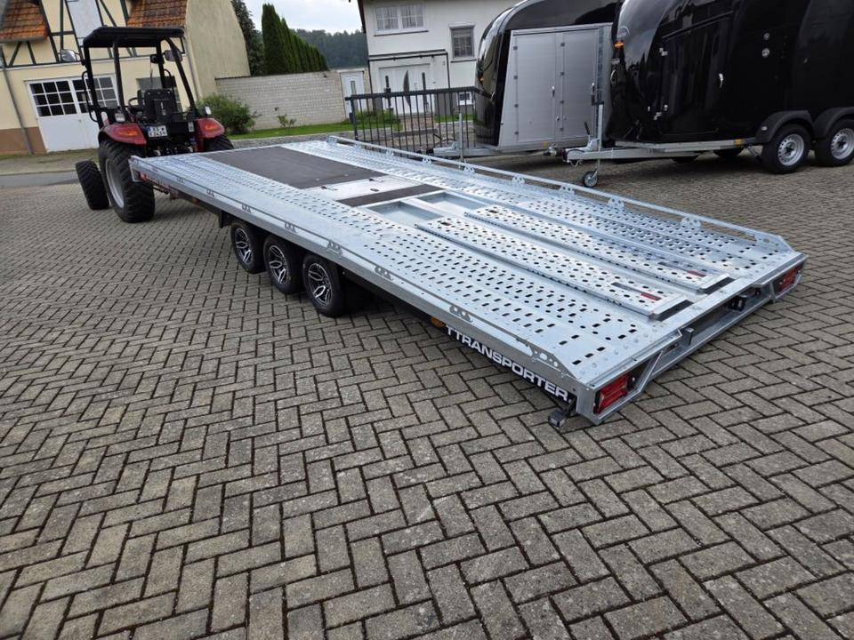 Автовоз ремарке Autotransporter Anhänger Brian James T Transporter - 231-5522-35: снимка 8