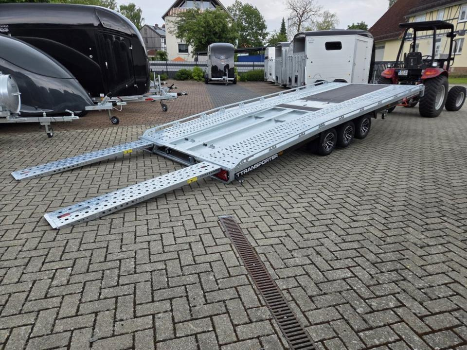Автовоз ремарке Autotransporter Anhänger Brian James T Transporter - 231-5522-35: снимка 10