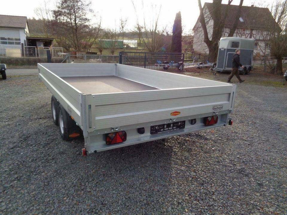 Böckmann HL-AL 4121/27 ECO PKW-Anhänger, 2,7to. Hochlader - Бордово ремарке/ Платформа: снимка 3 Böckmann HL-AL 4121/27 ECO PKW-Anhänger, 2,7to. Hochlader - Бордово ремарке/ Платформа: снимка 3