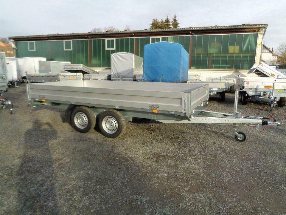 Böckmann HL-AL 4121/27 ECO PKW-Anhänger, 2,7to. Hochlader - Бордово ремарке/ Платформа: снимка 2 Böckmann HL-AL 4121/27 ECO PKW-Anhänger, 2,7to. Hochlader - Бордово ремарке/ Платформа: снимка 2